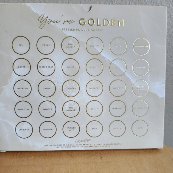 Colourpop You're Golden Eyeshadow Palette - Picture 4 of 6